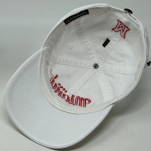 Miami University RedHawks Dad Hat Cap Ohio Love and Honor Strapback White - Picture 4 of 11